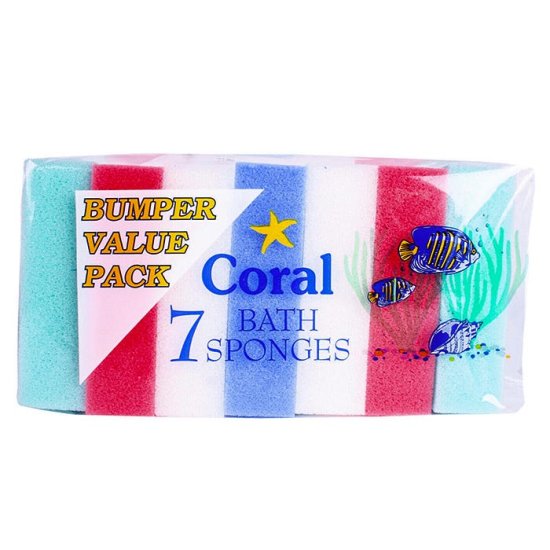 (image for) CORAL BATH SPONGE - 7S