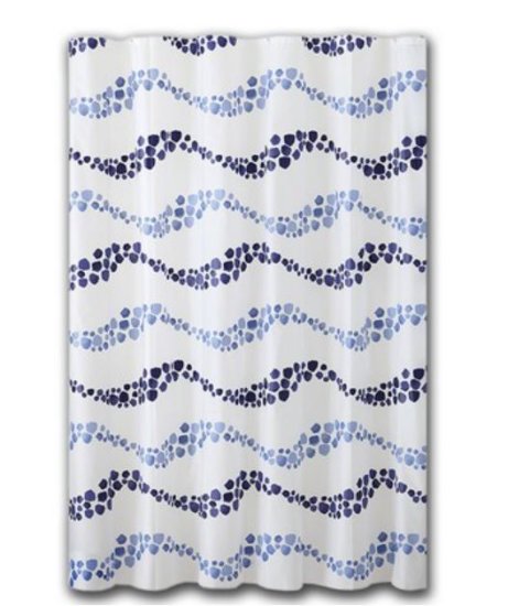 (image for) APOLLO SHOWER CURTAIN WAVES - STD