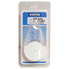 (image for) STA LED NIG/LIGHT AUTO-PLUG WH - 0.5W