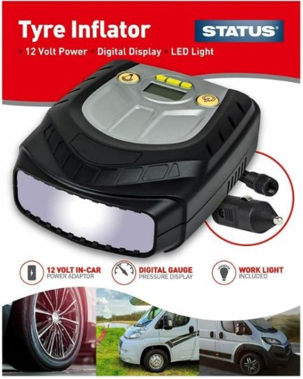 (image for) STA DIGITAL TYRE INFLATOR - 12V