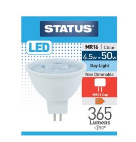 (image for) STA LED MR16 CLEAR D/L N/D4.5W - 4.5=35