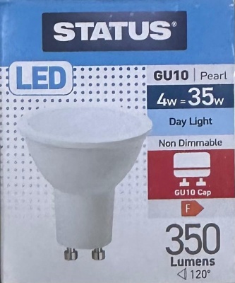 (image for) STA LED PEARL GU10D/L4W=35WBOX