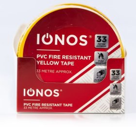 (image for) STA IONOS PVC FIRE/R YELL TAPE - 33M