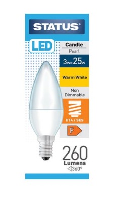(image for) STA LED SES CANDLE W/W 2.5W=25W