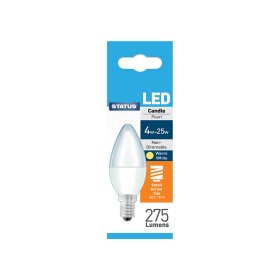 (image for) STA LED CANDLE W/WHITE SES N/D - 3W=25W