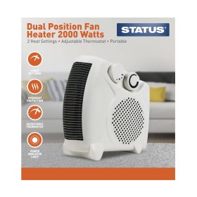 (image for) STA FAN HEATER DUAL POSITION - 2KW