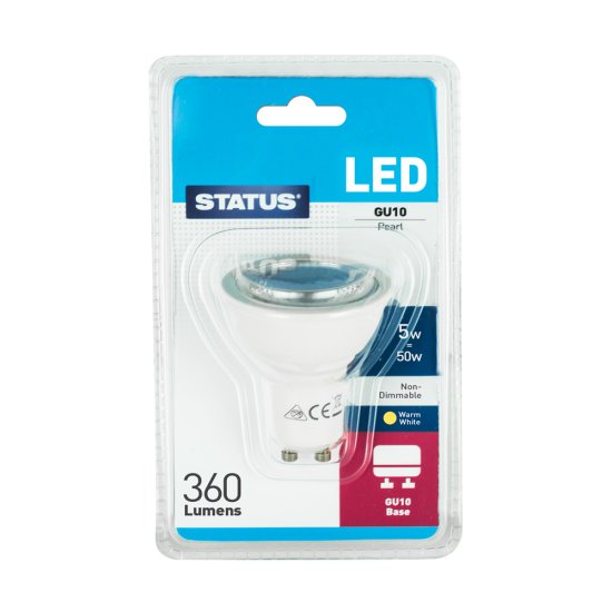 (image for) STA LED PEARL GU10 W/W 5W=50W - 5W