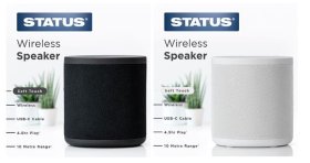 (image for) STAUS WIRELESS SPEAKER BLK/WHI - STD