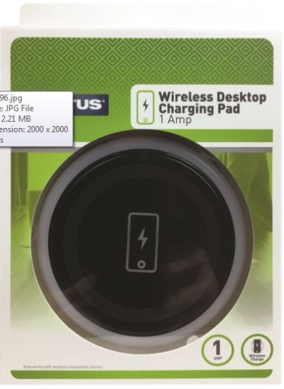 (image for) STATUS BLACK WIRELESS CHARGER - STD