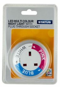 (image for) STA LED COLOR N/L PLUG/SOCKET - 13A