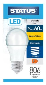 (image for) STA LED CLASSIC W/WHITE ES DIM - 8.5=60