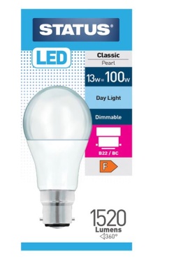 (image for) STA LED B22 CLAS PEA DL13=100W