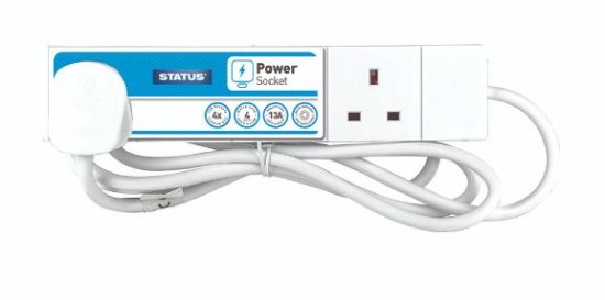 (image for) STA 4 WAY EXTENSION LEAD 4M - 4M