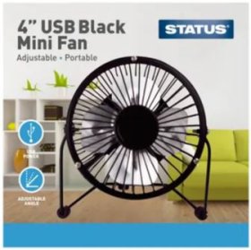 (image for) STA USB BLACK MINI FAN - STD