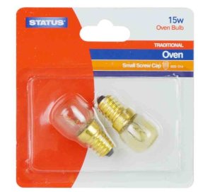 (image for) STA OVEN BULB SES E14 15W - 15W