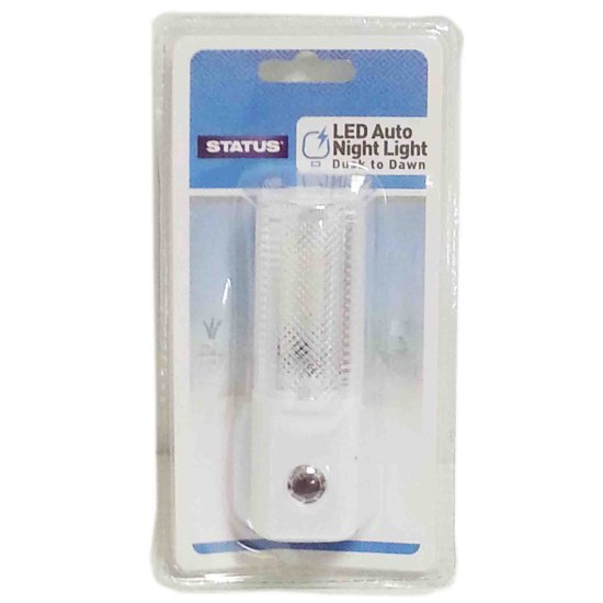 (image for) STA LED NIG/LIGHT AUTO-PLUG WH - 1W