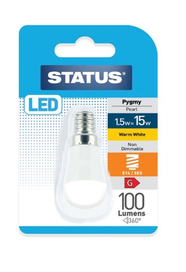 (image for) STA LED PYGMY CLEAR BULB SES 2W=21W