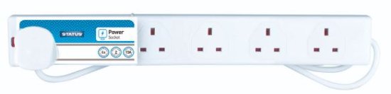 (image for) STA EXTEN SOCKET 6 WAY 13AMP - 2M
