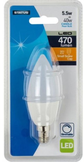 (image for) STA LED CANDLE W/WHITE SES - 5.5=40