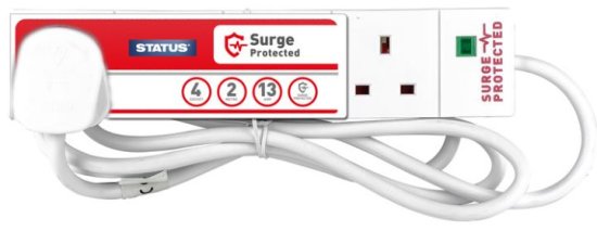 (image for) STA EXTEN SOCKET 4 WAY SURGE - 2M