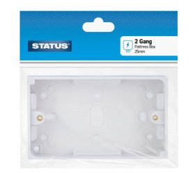 (image for) STA PATTRESS BOX 2 GANG - 25MM