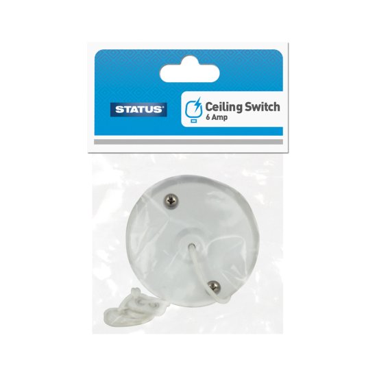 (image for) STA CEILING SWITCH + PULL CORD - 6AMP