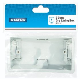 (image for) STA DRY LINING BOX 2GANG 45MM - 45MM