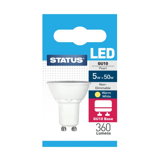 (image for) STA LED PEARL GU10 W/WH 4W=50W - 5W