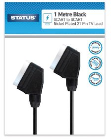 (image for) STA SCART TO SCART TV LEAD-1M - 1M