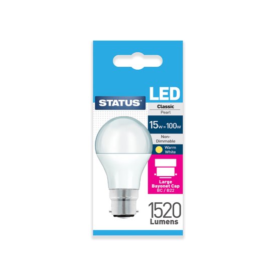 (image for) STA LED BC CLASSI W/W 15W=100W - 15W