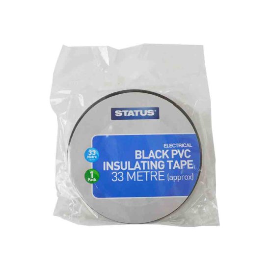 (image for) STA INSULATING TAPE PVC BLACK - 33M