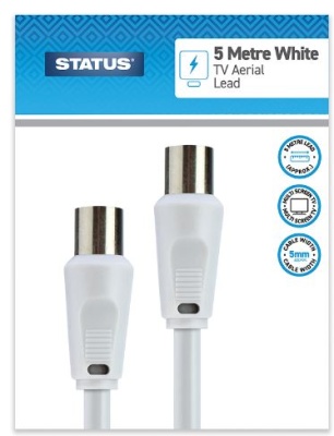 (image for) STA TV AERIAL LEAD- 5M