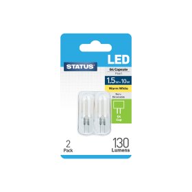 (image for) STA LED CAP CLEAR G4 1.5W TWIN - 2PK