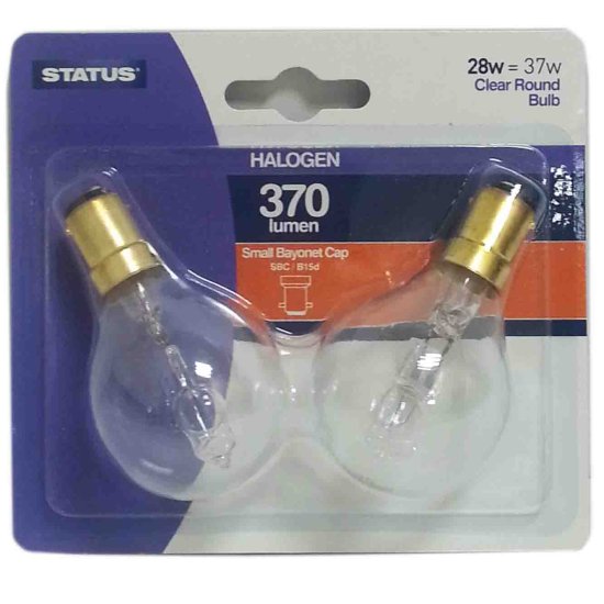 (image for) STA HAL/BULB CLEA SBC/B15D 28W - 28W2PK