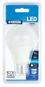 (image for) STA LED E27 CLAS PEA WW13=100W - 13W