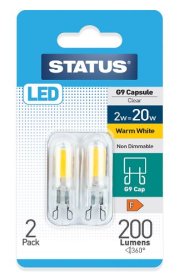 (image for) STA LED CAP CLEAR G9 2W TWIN - 2W