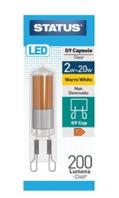 (image for) STA LED CAP CLEAR G9 WW 2W=20W - 2W