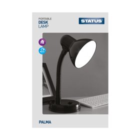 (image for) STA DESK LAMP BLACK FLEX-NECK - STD