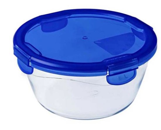 (image for) PYREX C&G GLASS CONT+LID ROUND - 15CM