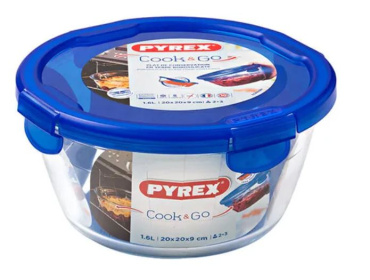 (image for) PYREX C&G GLASS CONT+LID ROUND