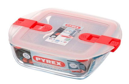 (image for) PYREX C&H GLASS CONT+LID SQUAR