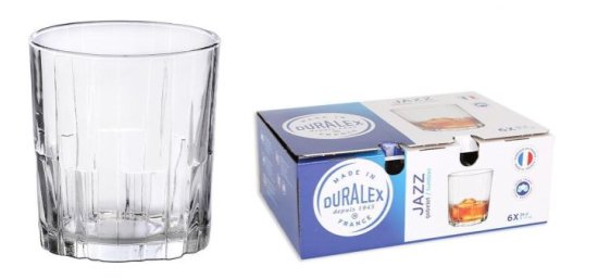 (image for) DURALEX JAZZ CLEAR TUMBLER SET - 26CL