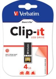 (image for) VERBATIM CLIP-IT USB DRIVE - 4GB