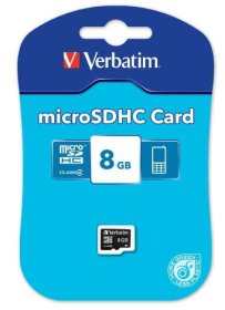 (image for) VERBATIM MICRO SD CARD C4 - 8GB