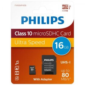 (image for) PHILIP UHS-I MICRO SDHC U/SPE - 16GB
