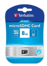 (image for) VERBATIM MICRO SD CARD C10 - 8GB