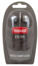 (image for) MAXELL STEREO EARPHONES -SILVR - STD
