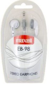 (image for) MAXELL STEREO EARPHONES -WHITE - STD