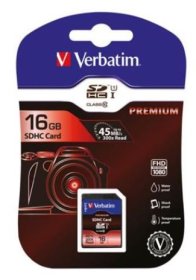 (image for) VERBATIM SD CARD C10 - 16GB