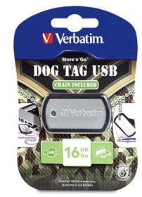 (image for) VERBATIM DOG TAG USB - 16GB